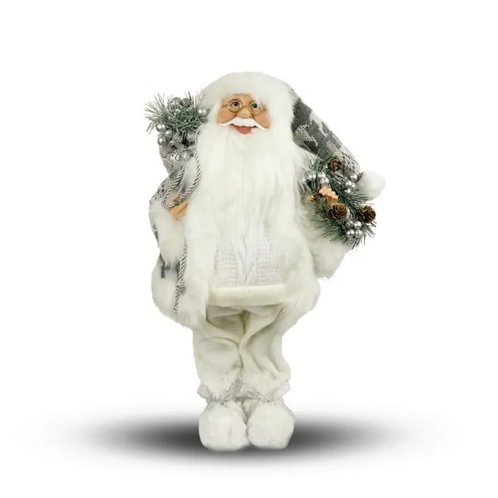 Noel Baba  Beyaz 50 Cm