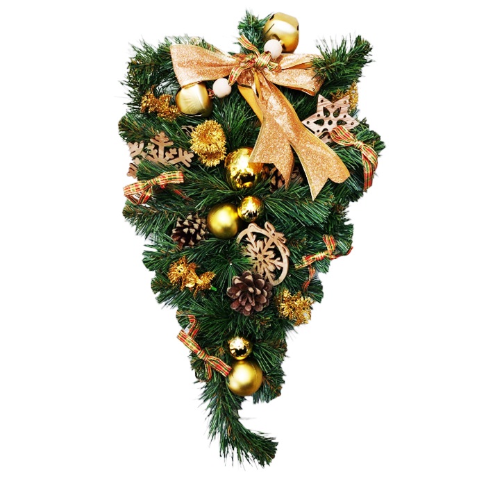 Yılbaşı Gold Renkli Kapı Süsü