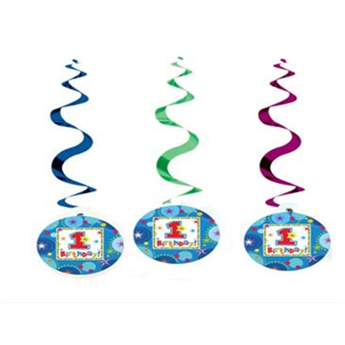 1 Yaş Temalı Yıldızlı Asmalı İp Süs