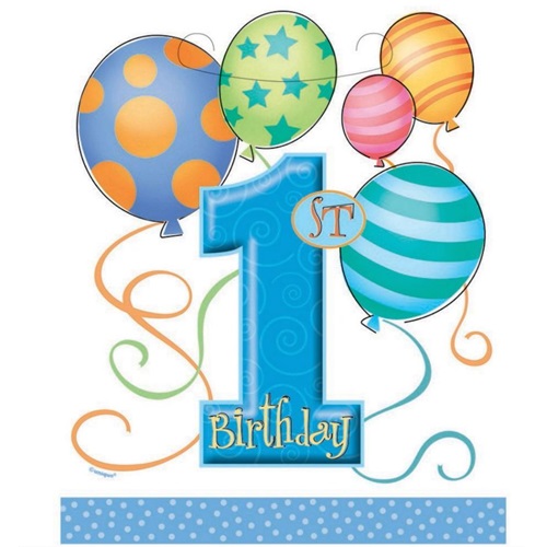 1 Yaş Temalı Erkek Parti Çantası