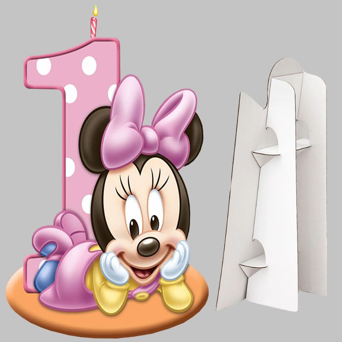 1 Yaş Baby Minnie Mouse Ayaklı Pano