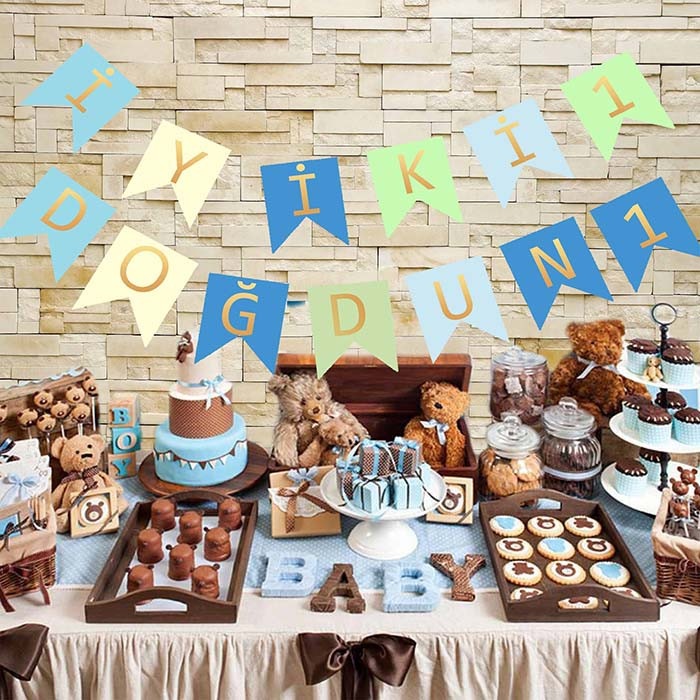 1 Yaş Erkek İyi Ki Doğdun Banner