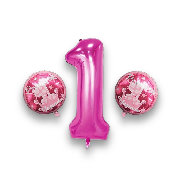 1 Yaş Prenses Balon Seti