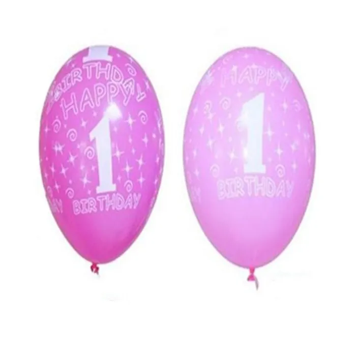 1 Yaş Pembe Fuşya Renkli Balon