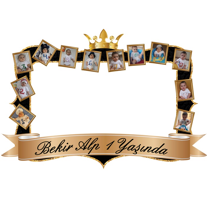 1 Yaş Temalı Kişiye Özel Çerçeve