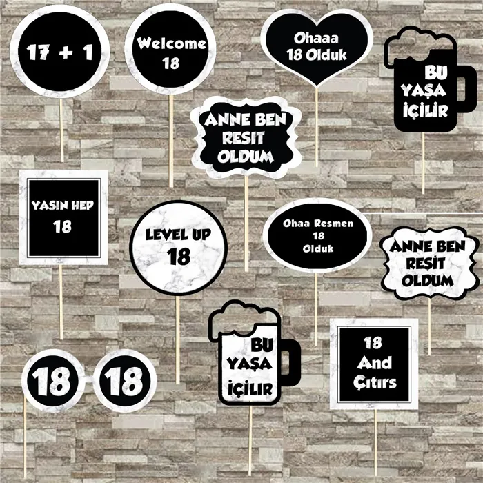 18 Yaş Temalı Konuşma Balonu