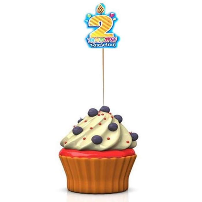 2 Yaş Mavi Kürdan Süs