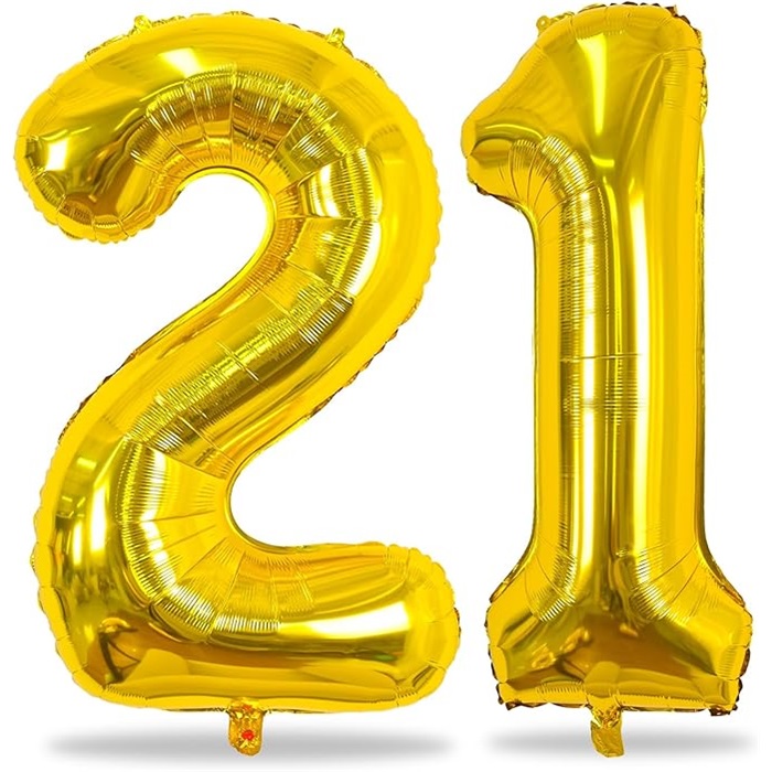 21 Yaş Folyo Balon