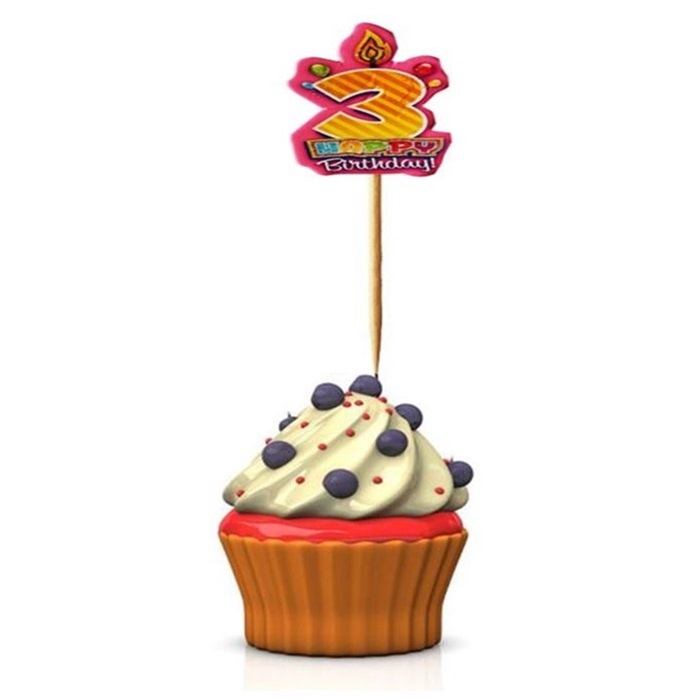 3 Yaş Pembe Kürdan Süs