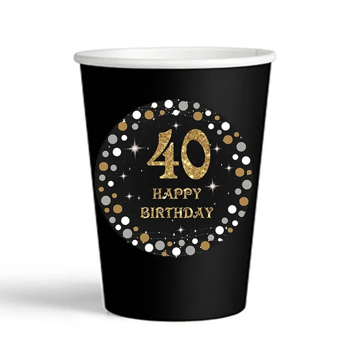 40 Yaş Temalı Bardak