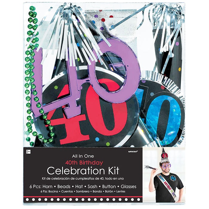 Amscan 40 Yaş Parti Aksesuarı