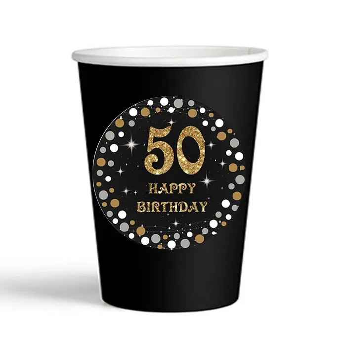 50 Yaş Temalı Bardak
