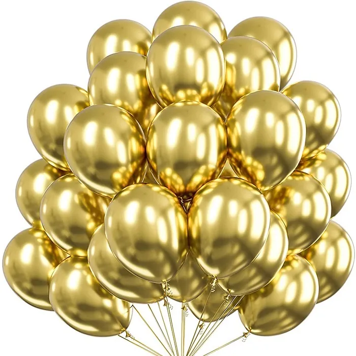 Krom Balon Gold Renkli