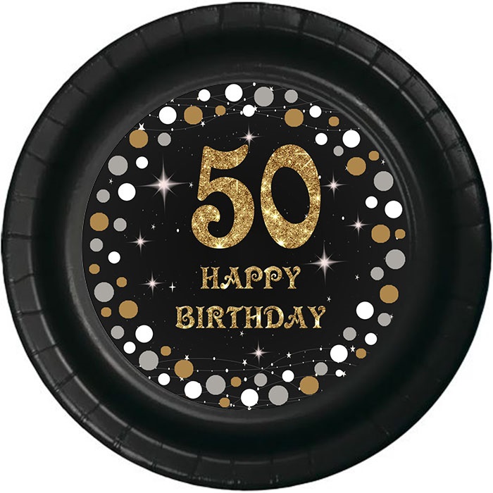 50 Yaş Temalı Tabak