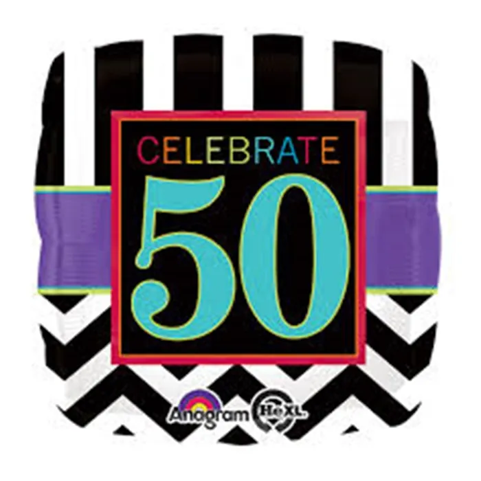 50 Yıl Kutlaması Folyo Balon