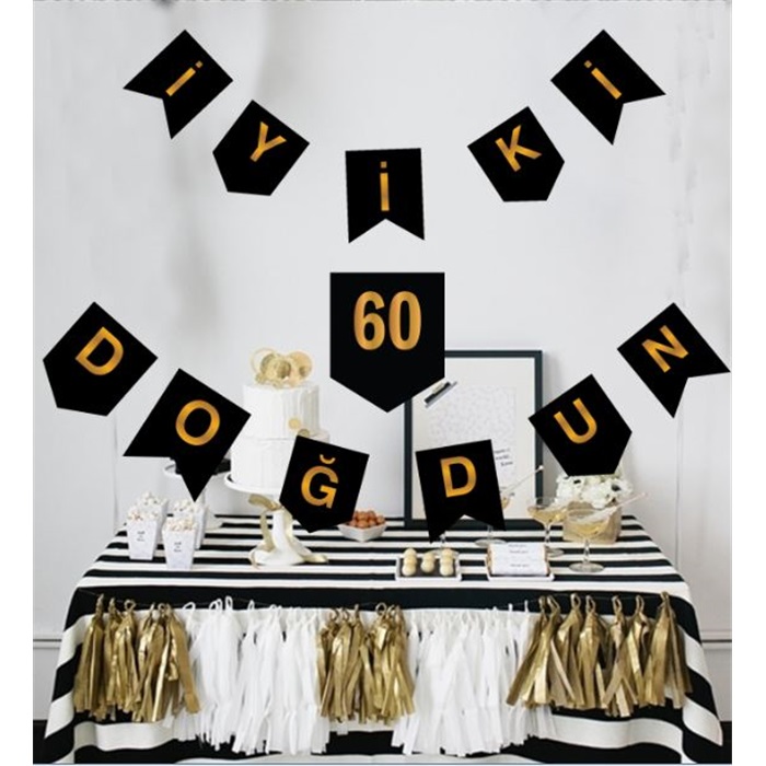 60 Yaş İyi Ki Doğdun Yazı