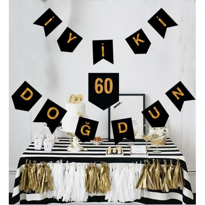 60 Yaş İyi Ki Doğdun Yazı