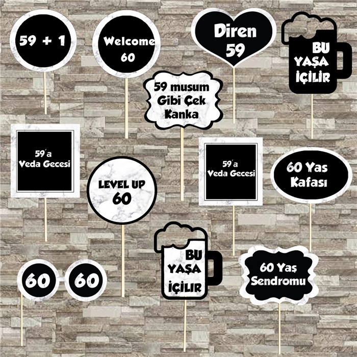 60 Yaş Konuşma Balonu