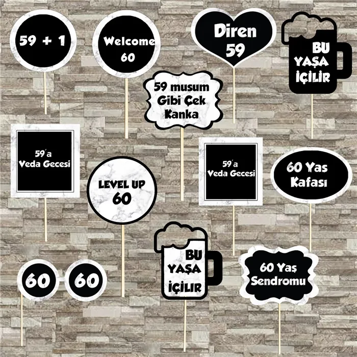 60 Yaş Konuşma Balonu
