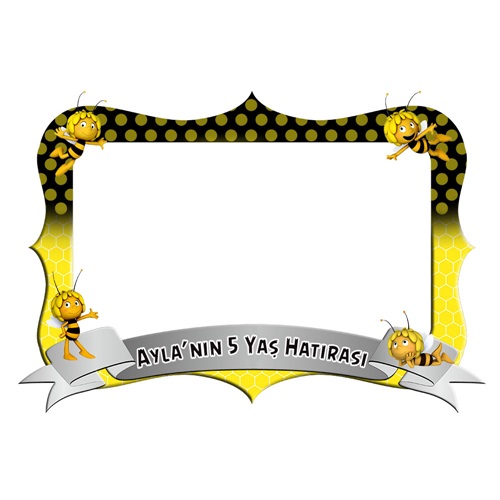 Arı Maya Kişiye Özel Hatıra Çerçevesi