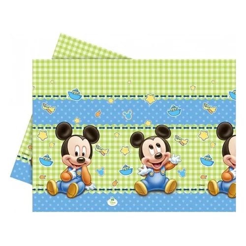 Baby Mickey Mouse Temalı Masa Örtüsü