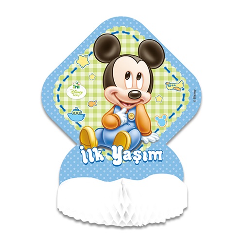 Baby Mickey Mouse Temalı Masa Süsü