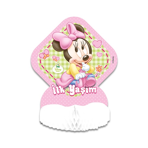 1 Yaş Baby Minnie Mouse Masa Süsü