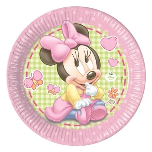 1 Yaş Baby Minnie Mouse Tabak