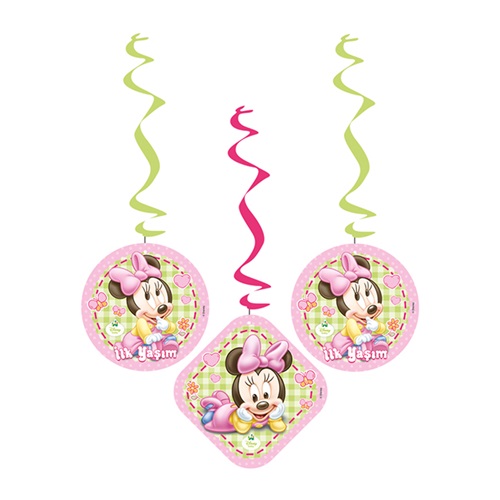 1 Yaş Baby Minnie Mouse Girdap Asma Süs