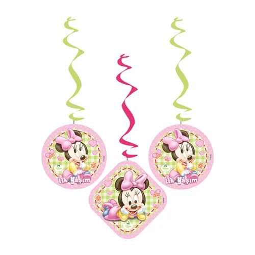 1 Yaş Baby Minnie Mouse Girdap Asma Süs