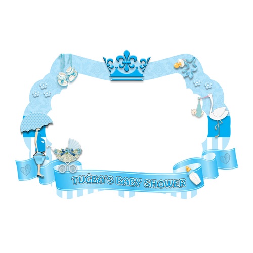 Baby Shower Kişiye Özel Çerçeve