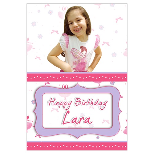 Balerin Kişiye Özel Ayaklı Karşılama Panosu