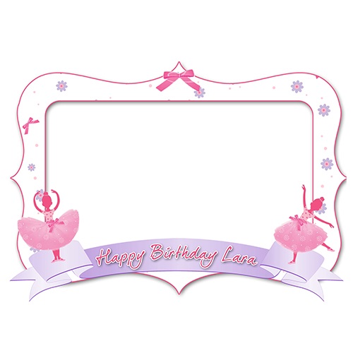 Balerin Kişiye Özel Fotoğraf Çerçevesi