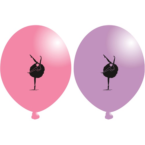 Balerin Temalı Latex Balon