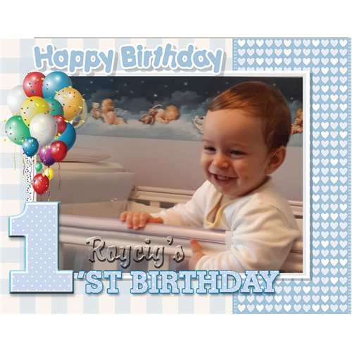 Balonlu Kişiye Özel Afiş