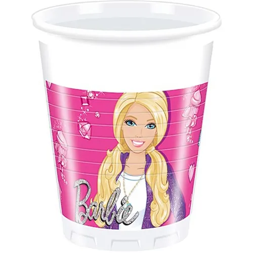 Barbie Plastik Bardak