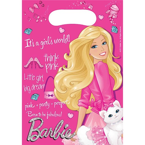 Barbie Temalı Kedili Parti Çantası