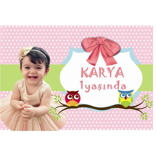 Baykuş Kişiye Özel Afiş 