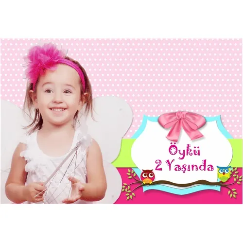 Baykuş Kişiye Özel Duvar Panosu