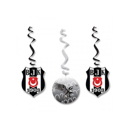 Beşiktaş Baskılı Girdap İp Süs