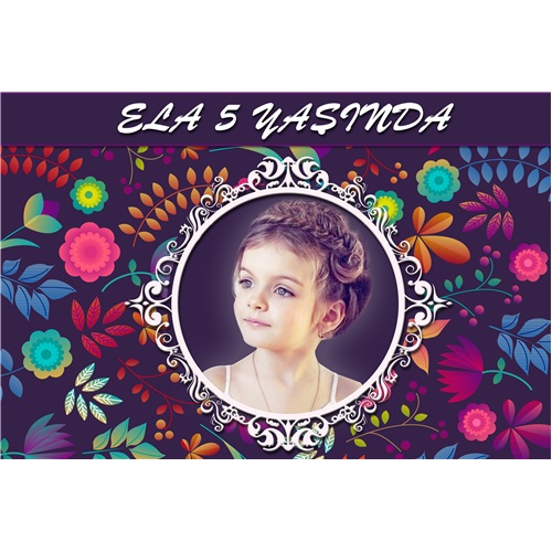 Büyülü Renkler Kişiye Özel Afiş