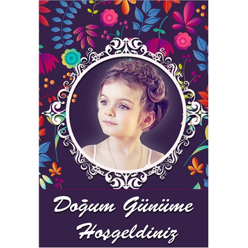 Büyülü Renkler Kişiye Özel Pano