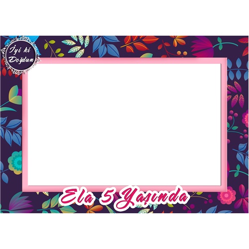 Büyülü Renkler Kişiye Özel Fotoğraf Çerçeve