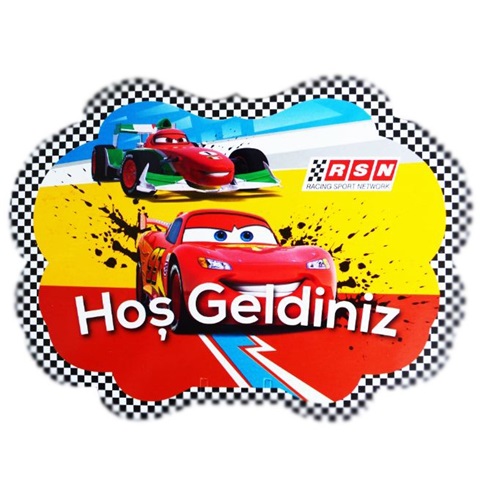 Cars Temalı Konuşma Balonu