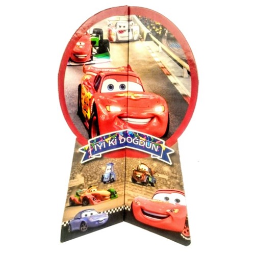 Cars Temalı Masa Orta Süsü