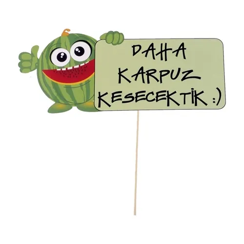 Daha Karpuz Kesecektik Konuşma Balonu
