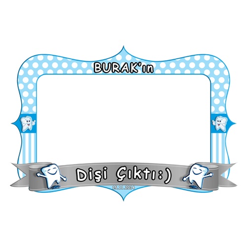 Diş Buğdayı Kişiye Özel Hatıra Çerçevesi