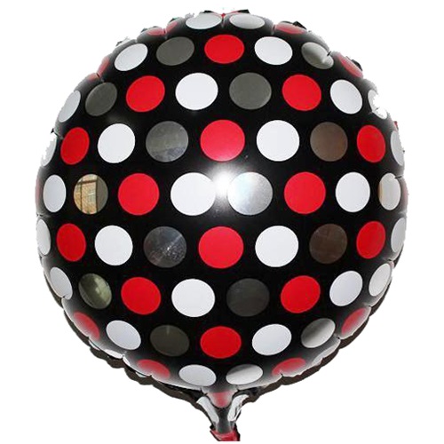 Benekli Disko Topu Folyo Balon