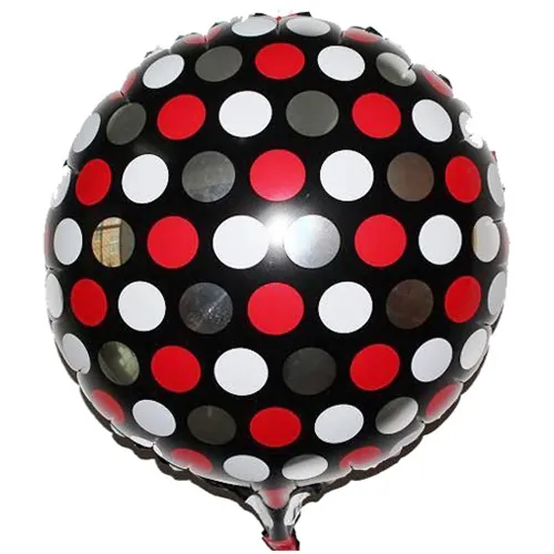 Benekli Disko Topu Folyo Balon