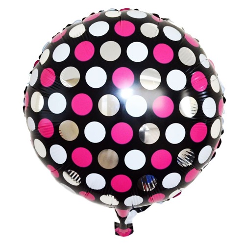 Disko Topu Puantiyeli Foylo Balon